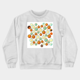 Unique Retro Clock Pattern Crewneck Sweatshirt